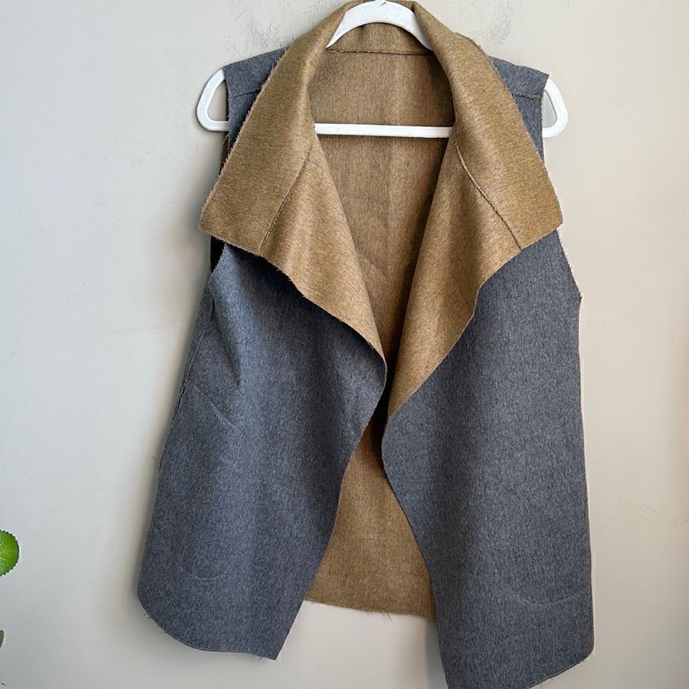 Kal Rieman Reversible Wool Vest S